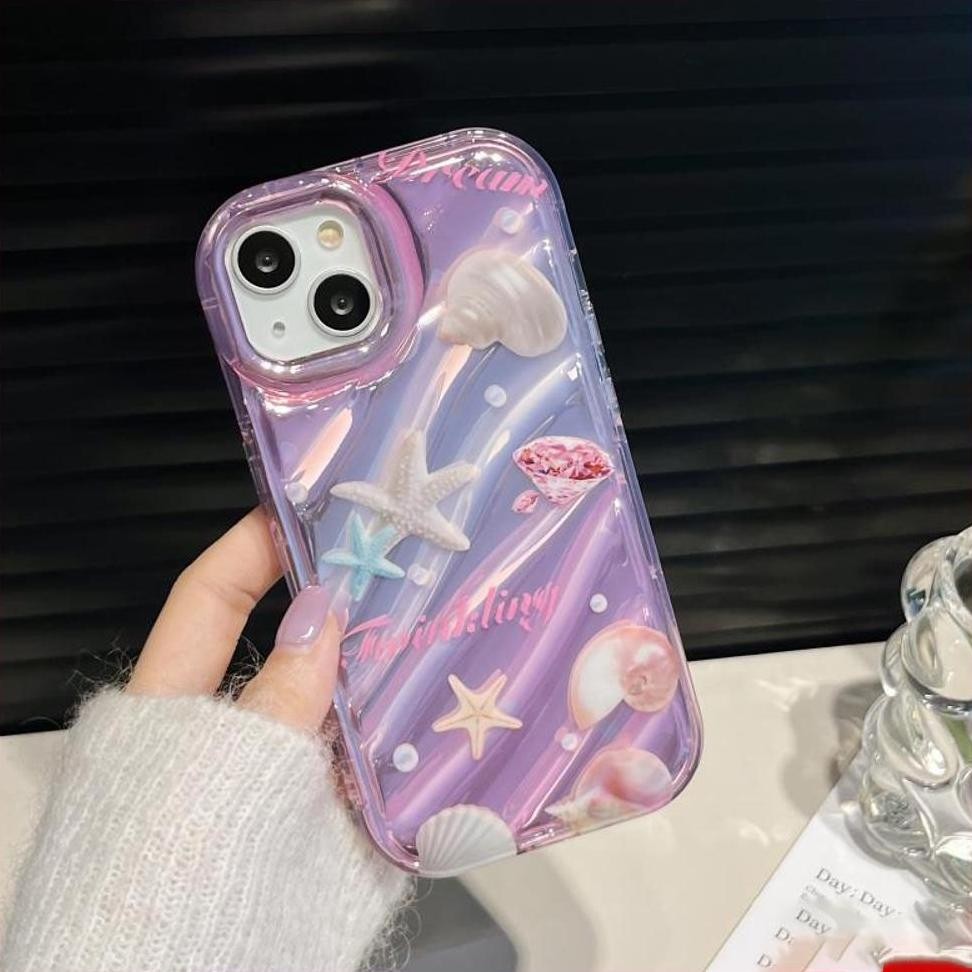 Ready_Stock ร้อนโปร่งใสสะท้อนแสงเลเซอร์เคสโทรศัพท์Tpu Soft ShellกันกระแทกAirกระเป๋าปลาดาวเหมาะสําหรั