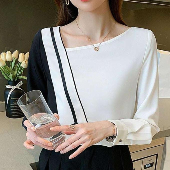 CALISSA FASHION BLOUSE/TOP สําหรับผู้หญิง สไตล์เกาหลี รุ่น JINSOO