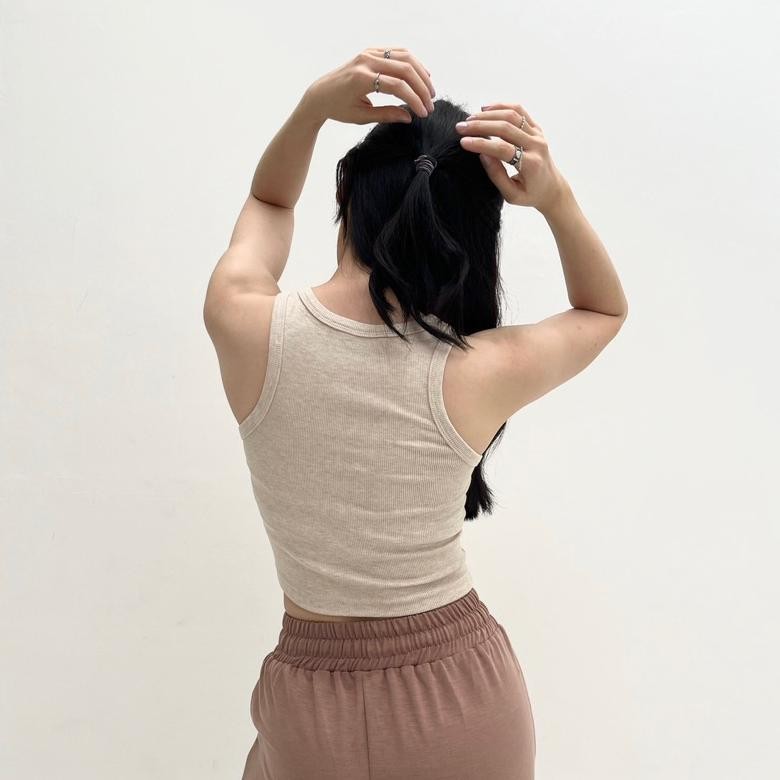 Bf888S Asoka Lady Top 280 - Basic Tanktop - Knit Tanktop - Womens Top Iv-138