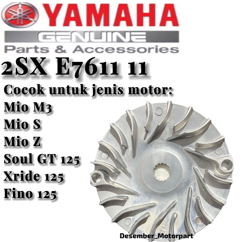 พัดลมดึง CVT พัดลม Roller House พัดลม Mio M3 Soul GT 125 Fino 125 Xride 125 2SX E7611 10