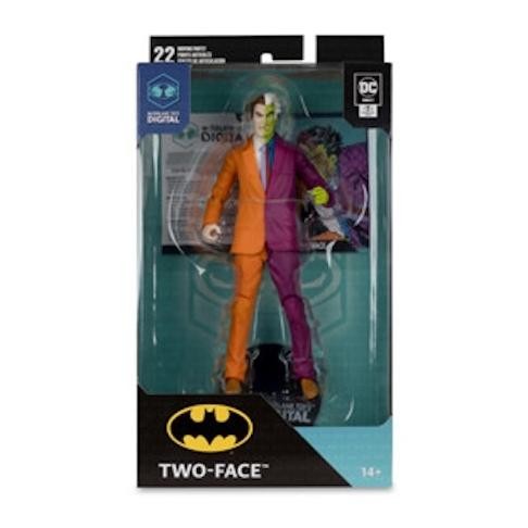 สินค้าจํานวนจํากัด MCFARLANE TOYS TWO-FACE (DC: THE SILVER AGE) ฟิกเกอร์ 7" W/MCFARLANE