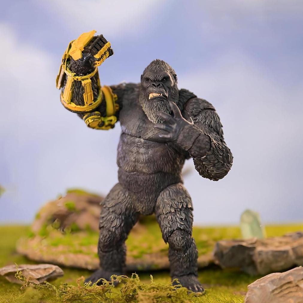 PIPIGIRL HIYA KING OF MONSTERS MOVIE MONSTER SERIES ACTIONFIGUR, 15.2 ซม. KING KONG EXQUISITE PUPPEN