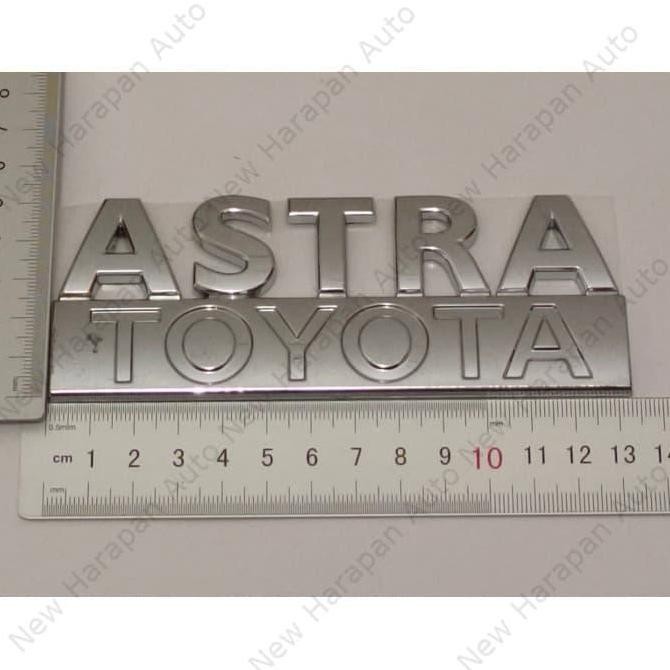 Astra Toyota Bz050 Calya Agya Chrome Emblem Nickel 13.4X5.5