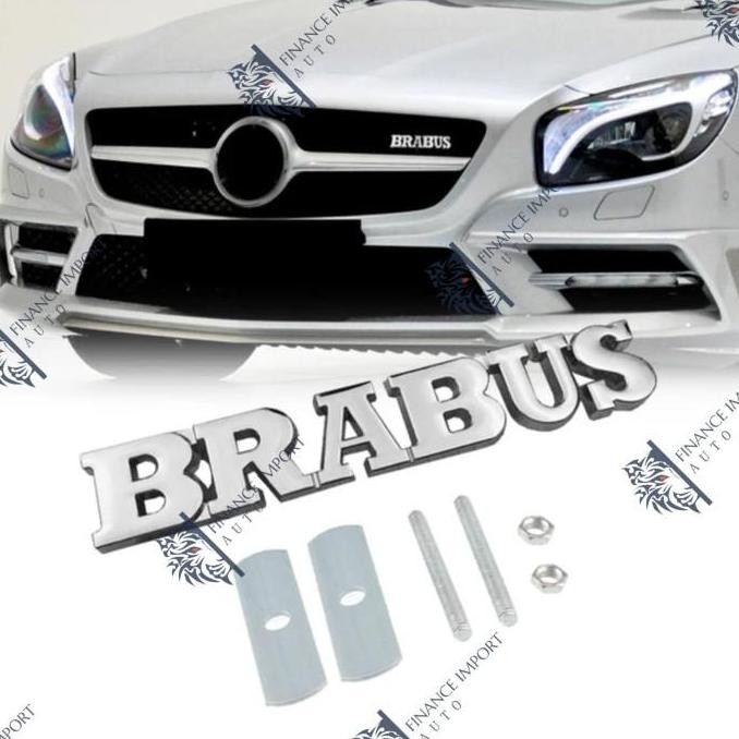 Brabus Metal Grill Emblem Mercedes Benz Brabus ภายนอก Grill Emblem ประหยัด