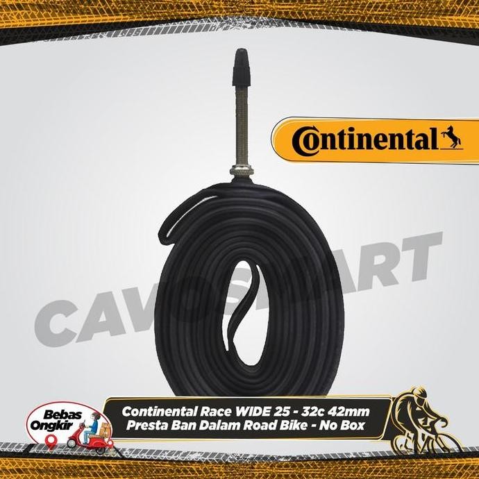 Continental Race WIDE 25-32c 42mm Presta Road Bike Inner Tube - ไม่มีกล่อง