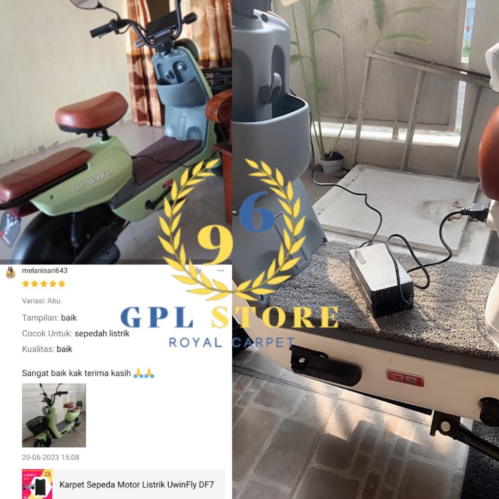 จํากัด - UwinFly D7S มอเตอร์ไซค์ไฟฟ้าแบตเตอรี่พรมป้องกันฐานตะกร้านุ่ม D7S .,