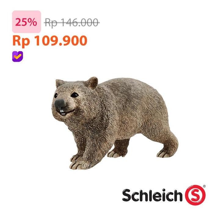 Schleich 14834 - Common Wombat - รูปสัตว์ PREMIUM