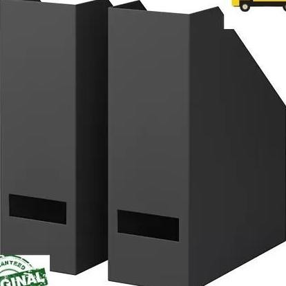 Gd Box File Document File Holder Magazine Book 2 ชิ้นมัลติฟังก์ชั่นสีดํา