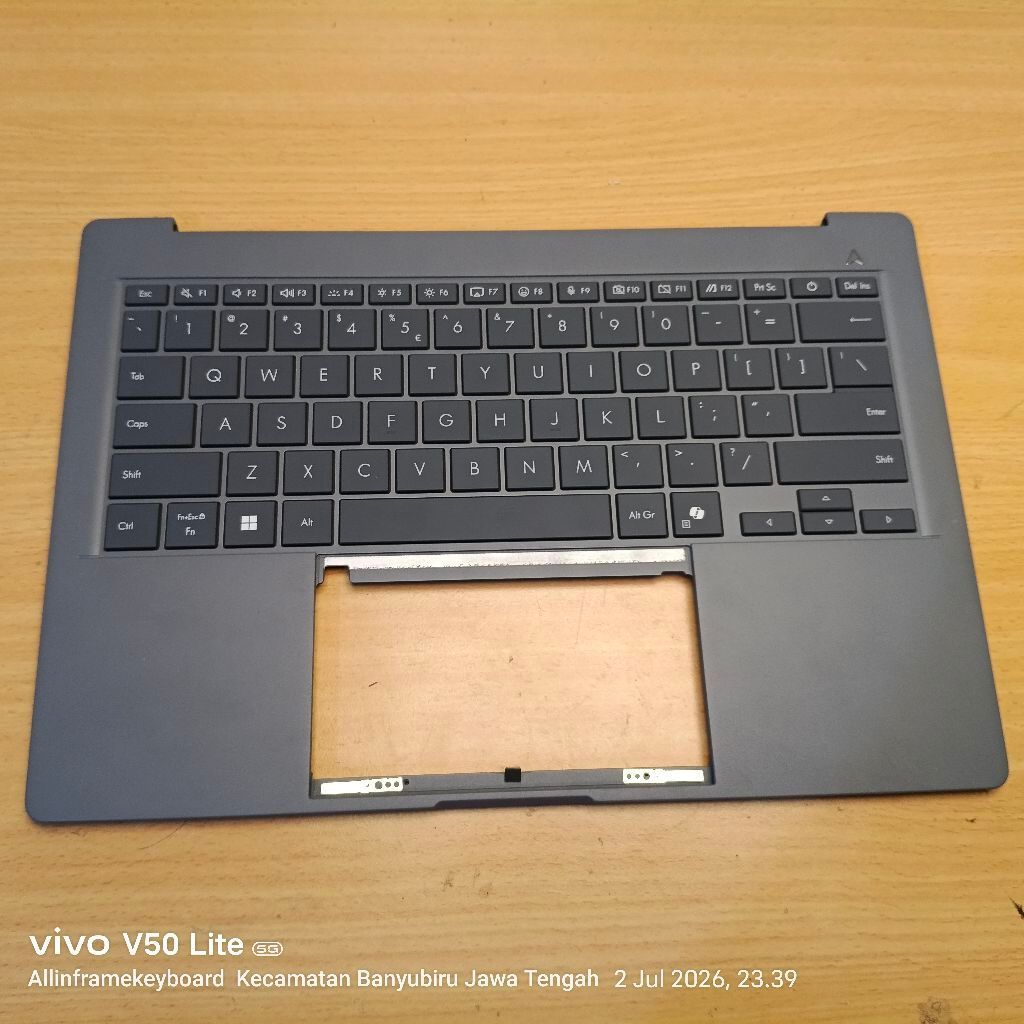 คีย์บอร์ดเฟรมแล็ปท็อป Asus ZenBook A14 UX3407 / UX3407Q / UX3407QA / UX3407R / UX3407RA