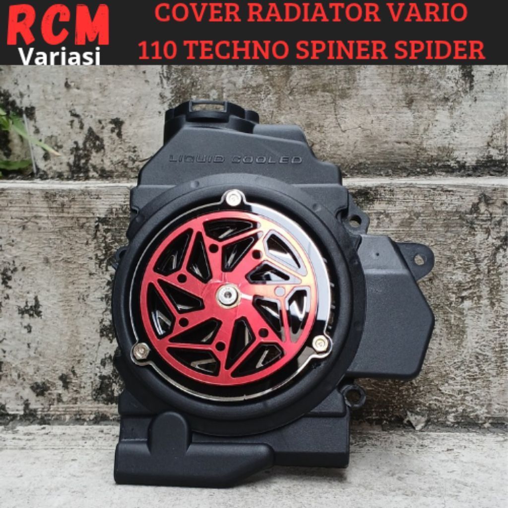SPINER SPIDER COVER RADIATOR VARIO 110 CARBON TECHNO SPINER ACRYLIC