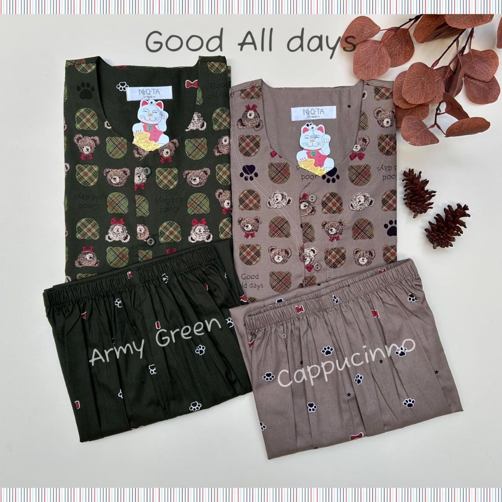 NIQTA GOOD ALL DAYS PAJAMAS / COUPLE PAJAMAS / MOM & KIDS PAJAMAS
