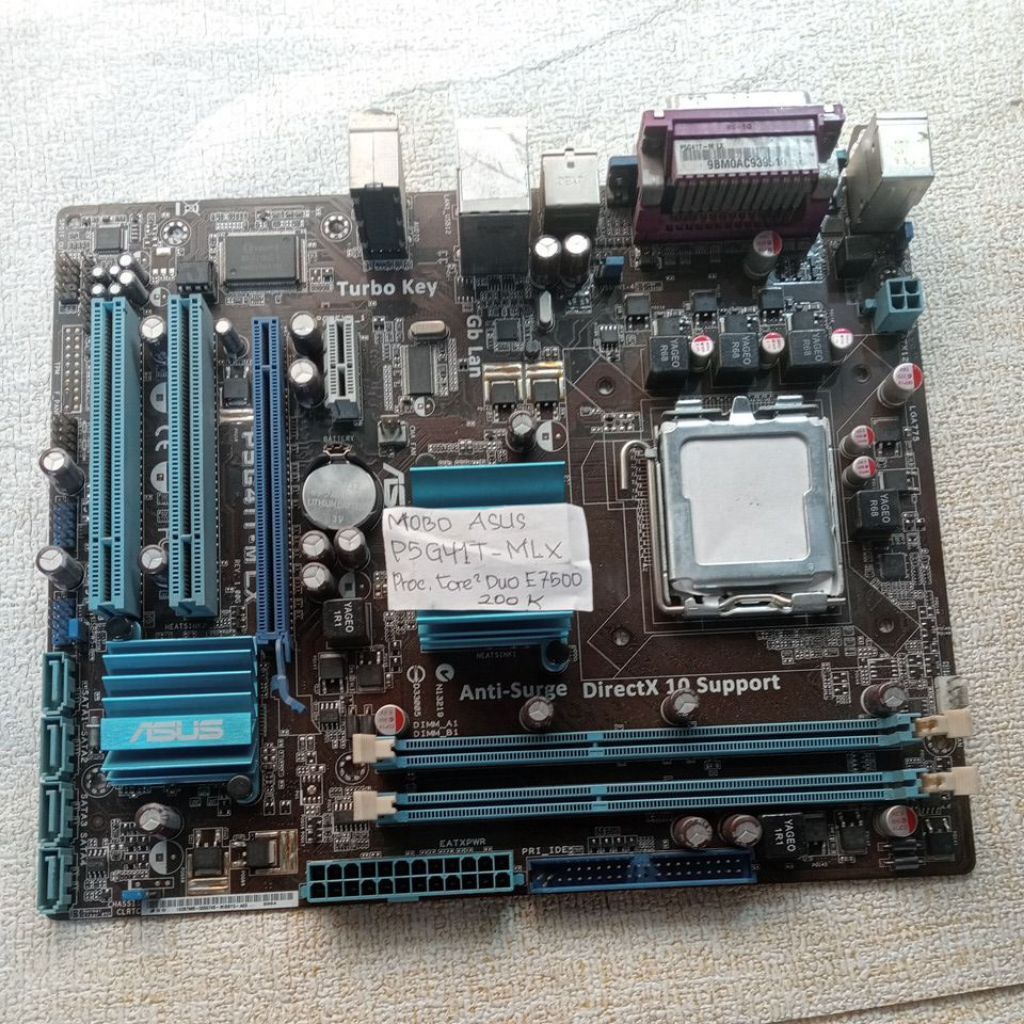 MOBO ASUS P5G41T-MLX PROC,CORE2DUO E7500