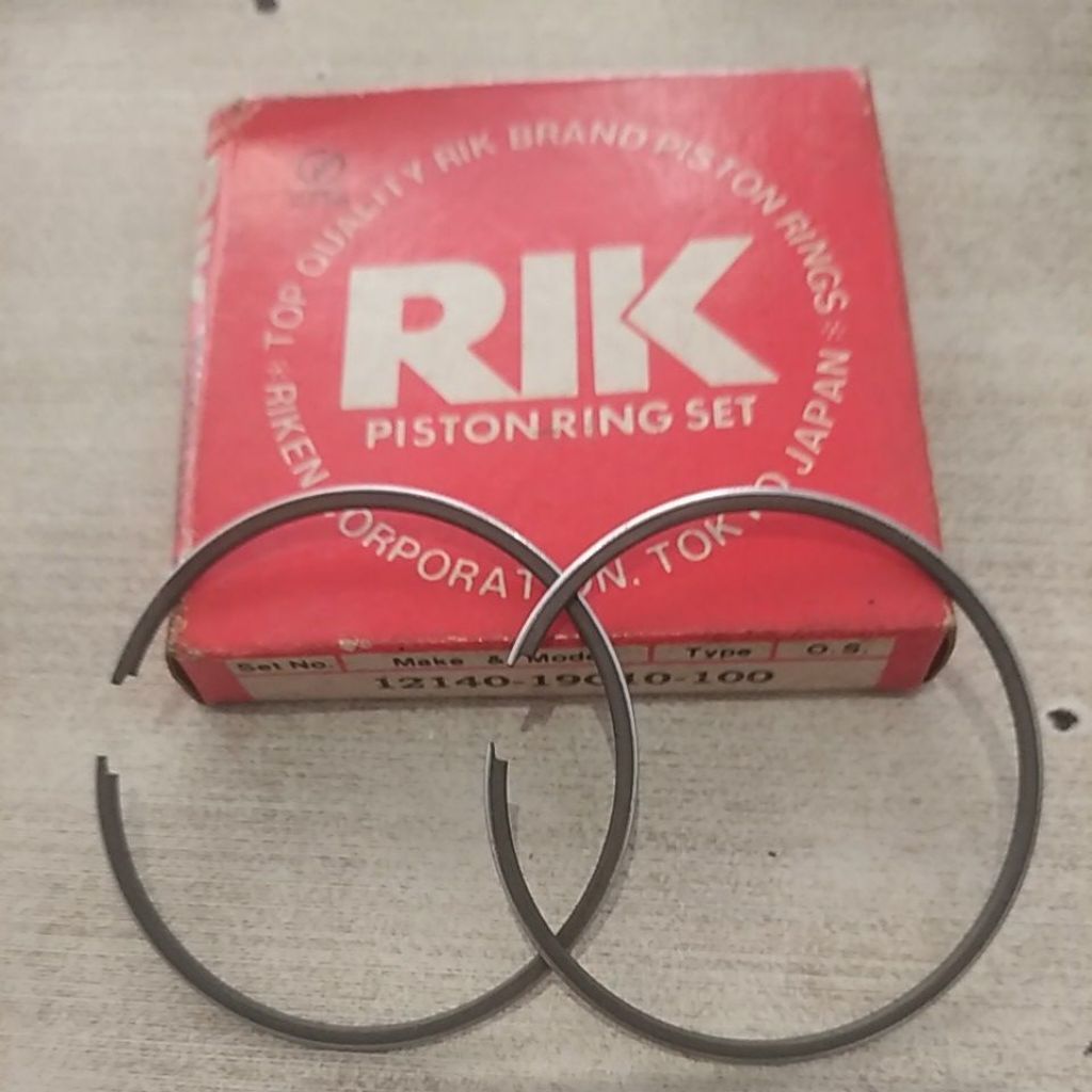 แหวนลูกสูบ 12140-28630 SUZUKI gp100 ts100 คุณภาพดี Os STD RIK