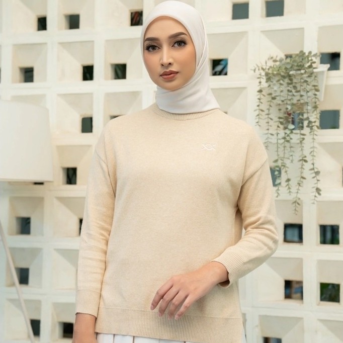 WK ZENDAYA OUTER KNIT SABLE