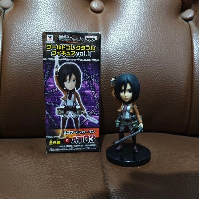 [BIB] Wcf Attack on Titan World Collectible Figure Vol.1 Mikasa Ackerman