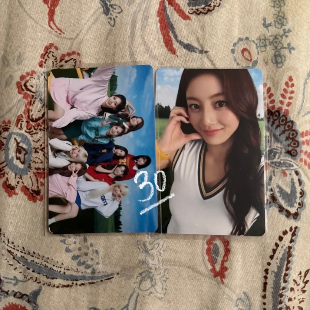 (JNE ONLY) Jihyo TWICE PC Photocard Reese พร้อมกลุ่ม