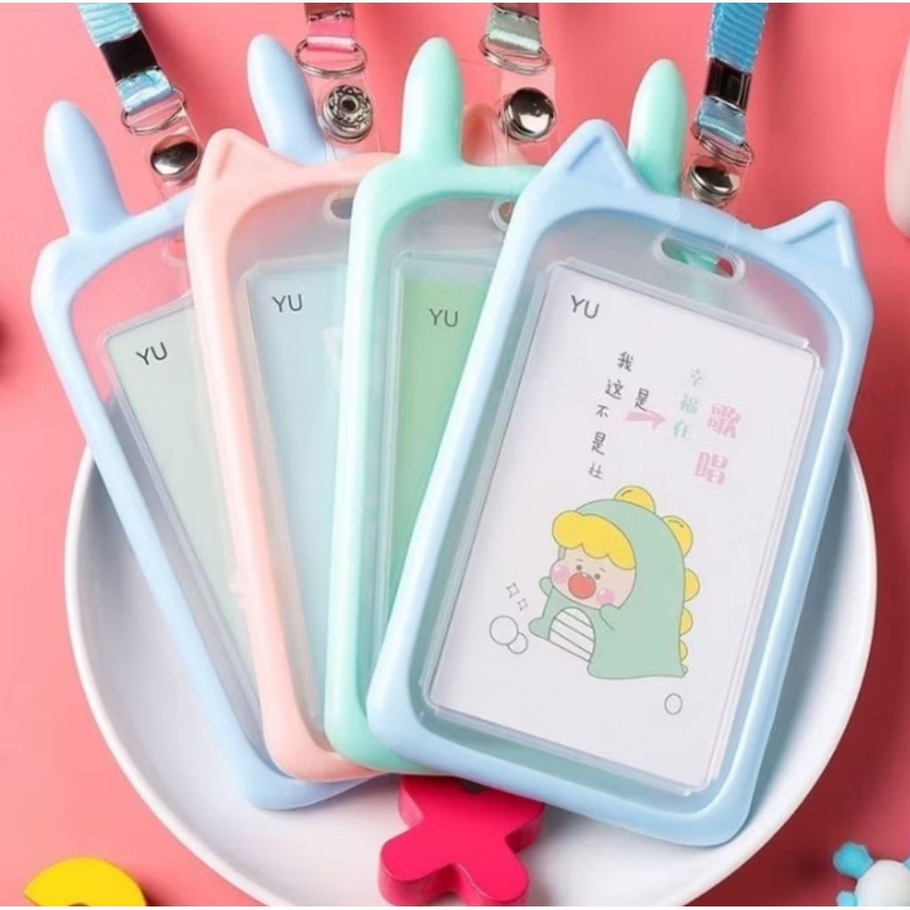 Nametag Landyard Card Holder Silicone