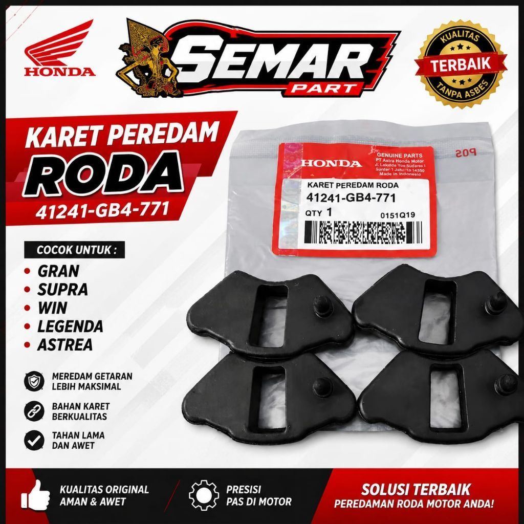 GB4 GRAND, SUPRA X, WIN, LEGEND, ASTREA DRUM RUBBER GRAND