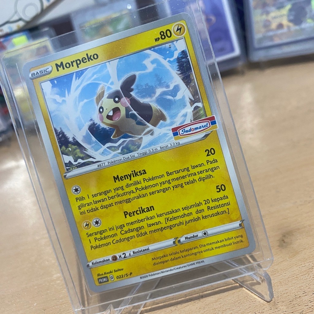 Morpeko 022/SP TCG โปเกมอนอินโดมาเร็ต อินโดนีเซีย 2020