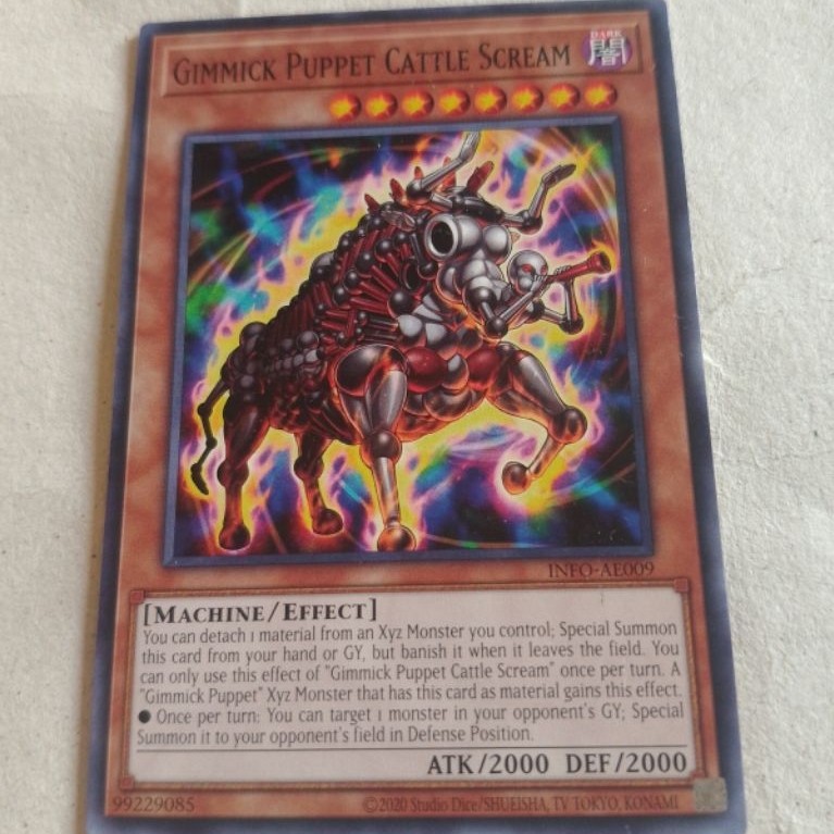 Yu-Gi-Oh Gimmick Puppet Archetype Gimmick Puppet Cattle Scream (c) OCG-AE