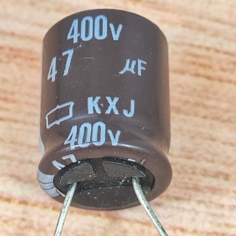 Elko 47uf 400v สีน้ําตาล