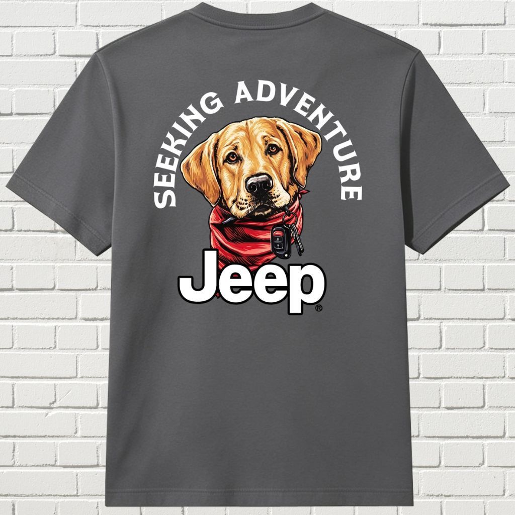 JEEP ADULT SEEKING ADVENTURE UNISEX TSHIRT