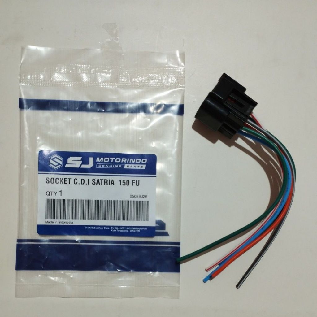SJ CDI SOCKET SATRIA FU 150 (6 PIN) / SATRIA F150 / สายซ็อกเก็ต CDI 6 เส้น
