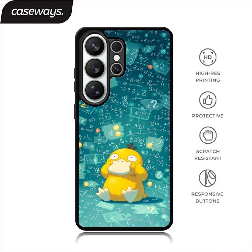 SAMSUNG Psyduck pokemon-ปลอกSamsung Galaxy S26 ULTRA S25 FE S24 S23 S22 A57 A56 A55 A54 A37 A36 A35 