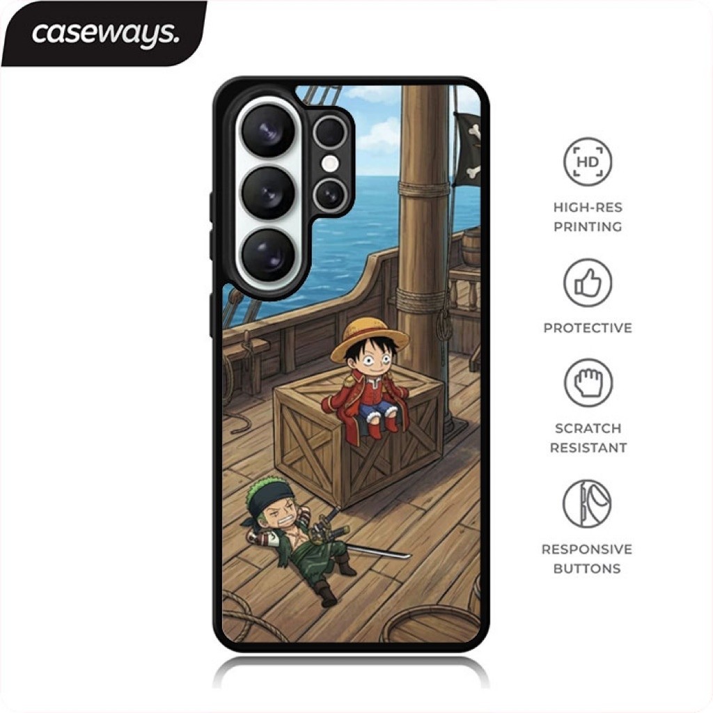 Luffy zoro one piece - Casing Samsung Galaxy S26 ULTRA S25 FE S24 S23 S22 A57 A56 A55 A54 A37 A36 A3