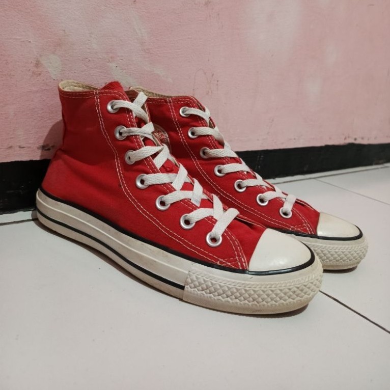Converse Converse รองเท้าผ้าใบ Converse Hi Red ไซส์ - 37.5
