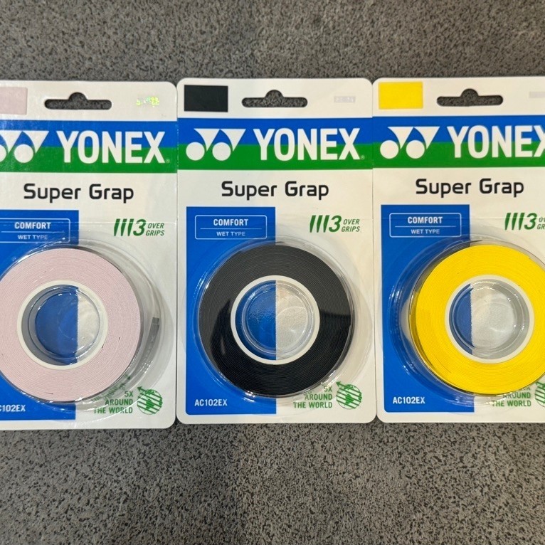 YONEX AC102EX SUPER GRAIN 3IN1 OVER GRIP