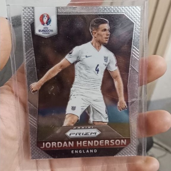 JORDAN HENDERSON 2016 PANINI-PRIZM UEFA EURO