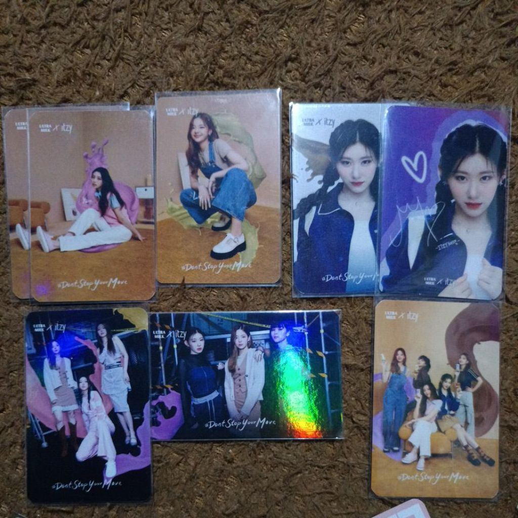 READY Photocard PC Itzy x Ultra Milk II อย่างเป็นทางการ