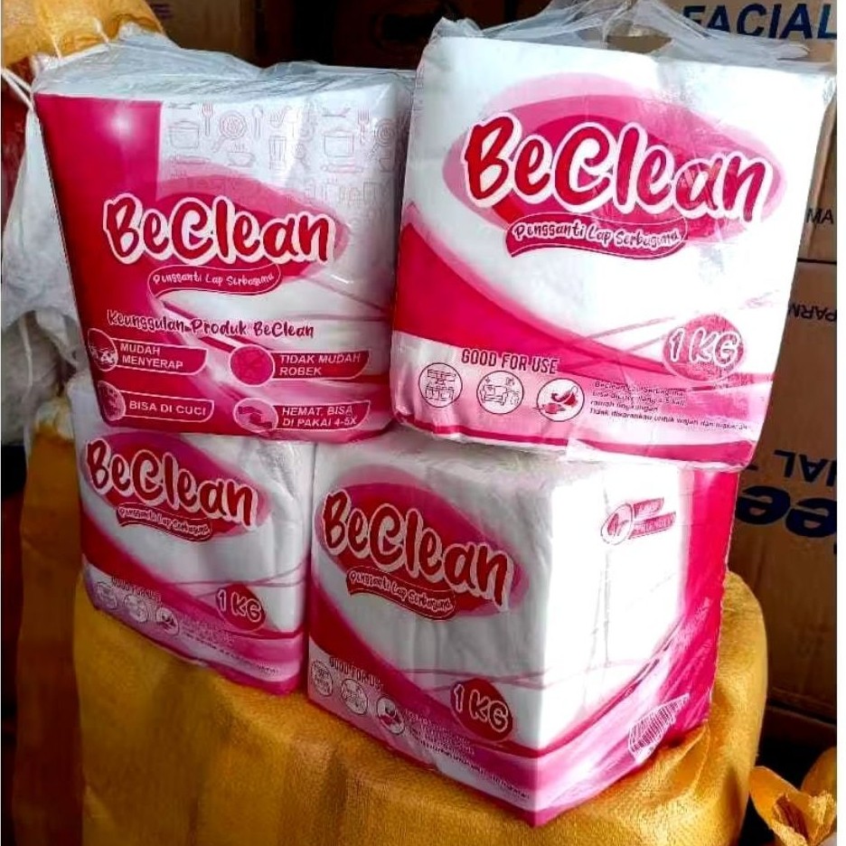 กระดาษทิชชู่อเนกประสงค์ Be Clean 1กก