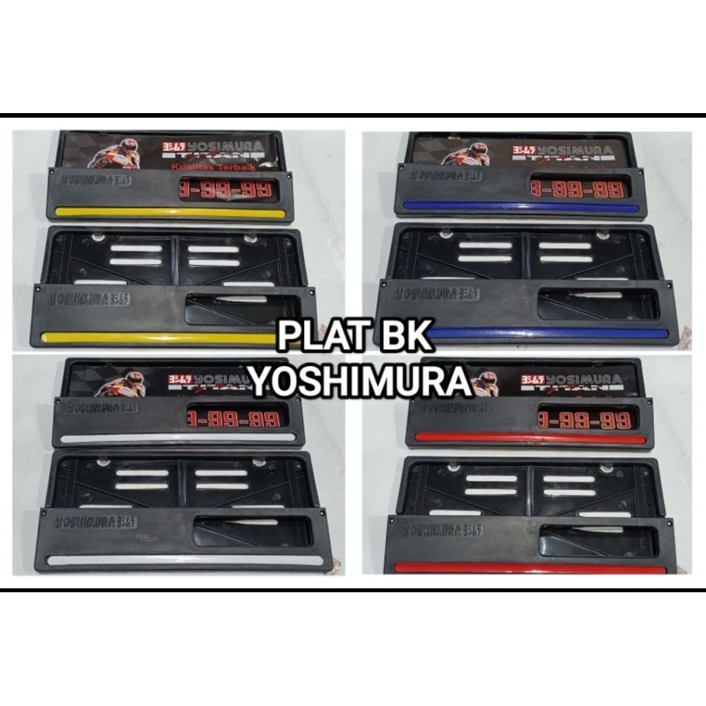 NUMBER PLATE HOLDER BK/UNIVERSAL PLATE HOLDER ยี่ห้อ YOSHIMURA & G-TECH
