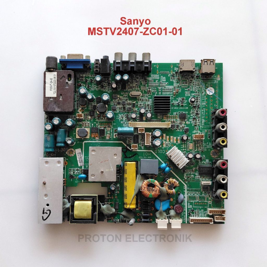 TCL MESIN Sanyo LE 22C700F LE22C700 LE22C700F LED TV เมนบอร์ด LCD MSTV2407-ZC01-01 โมดูล MB Haier LE