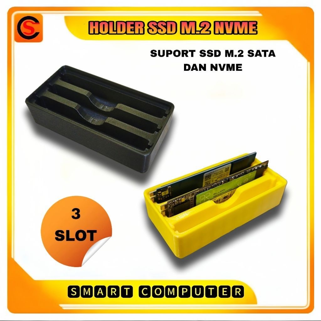 M.2 NVMe 3 Slot SSD รองรับ M.2 SATA และ NVMe SSD