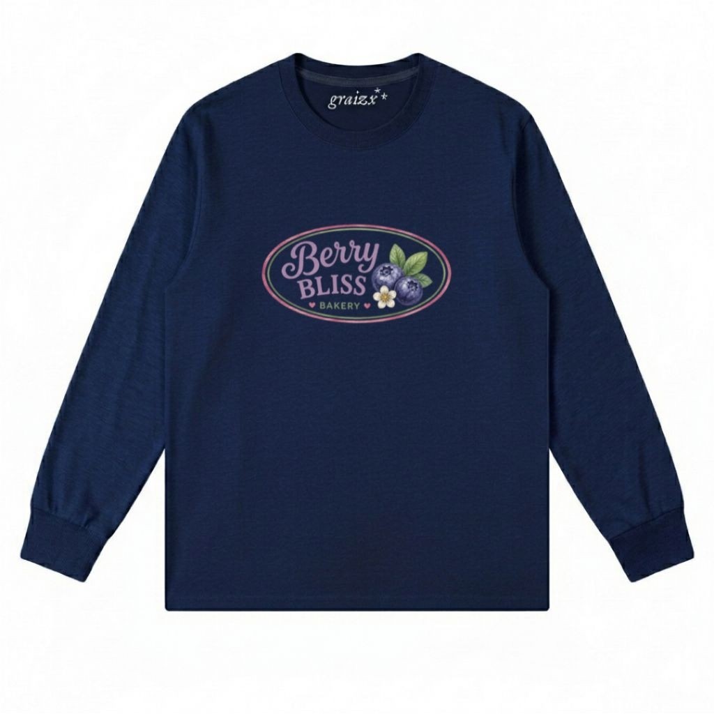 Graizx - Berry Bliss Navy แขนยาว