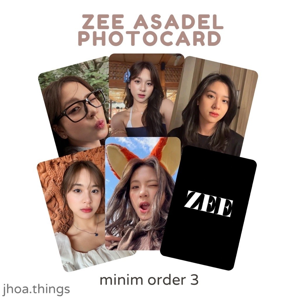 [UNOFFICIAL] PHOTOCARD Azizi Shafaa Asadel ZEE JKT48 MEMBER