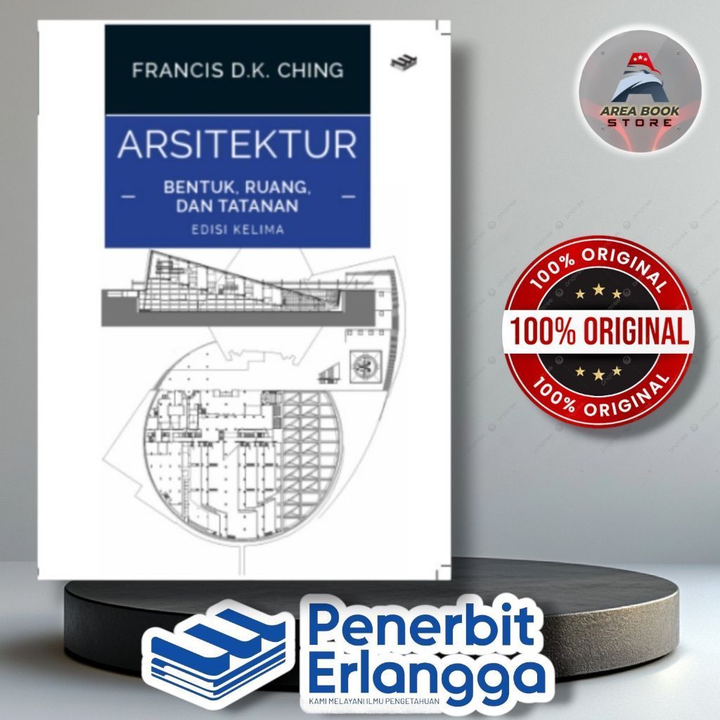 หนังสือสถาปัตยกรรมห้องเรียนและ Francis DK Ching Fifth Edition Erlangga สํานักพิมพ์