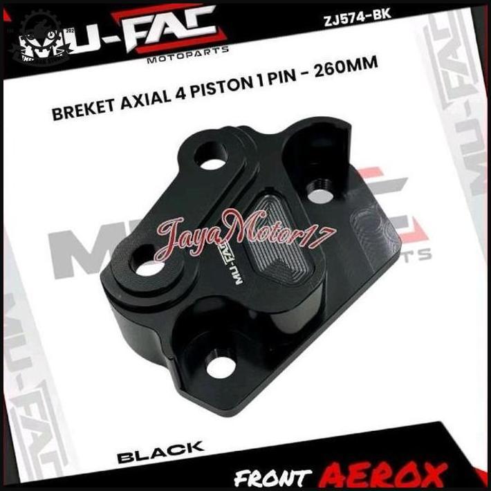 Mufc Axial 4 Piston Caliper Bracket Yamaha Aerox 155 ขนาด 260 มม.Zj574 ขายึดคาลิปเปอร์รถจักรยานยนต์ 