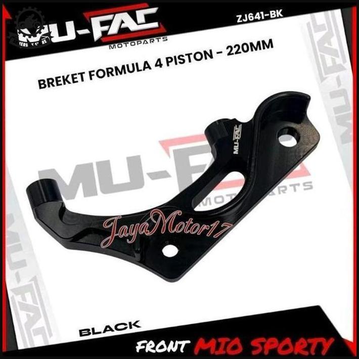 Mufac Bracket Formula 4 Piston Caliper Mio Sporty Size 220Mm Zj641 Mio Sporty Motorcycle Bracket - S