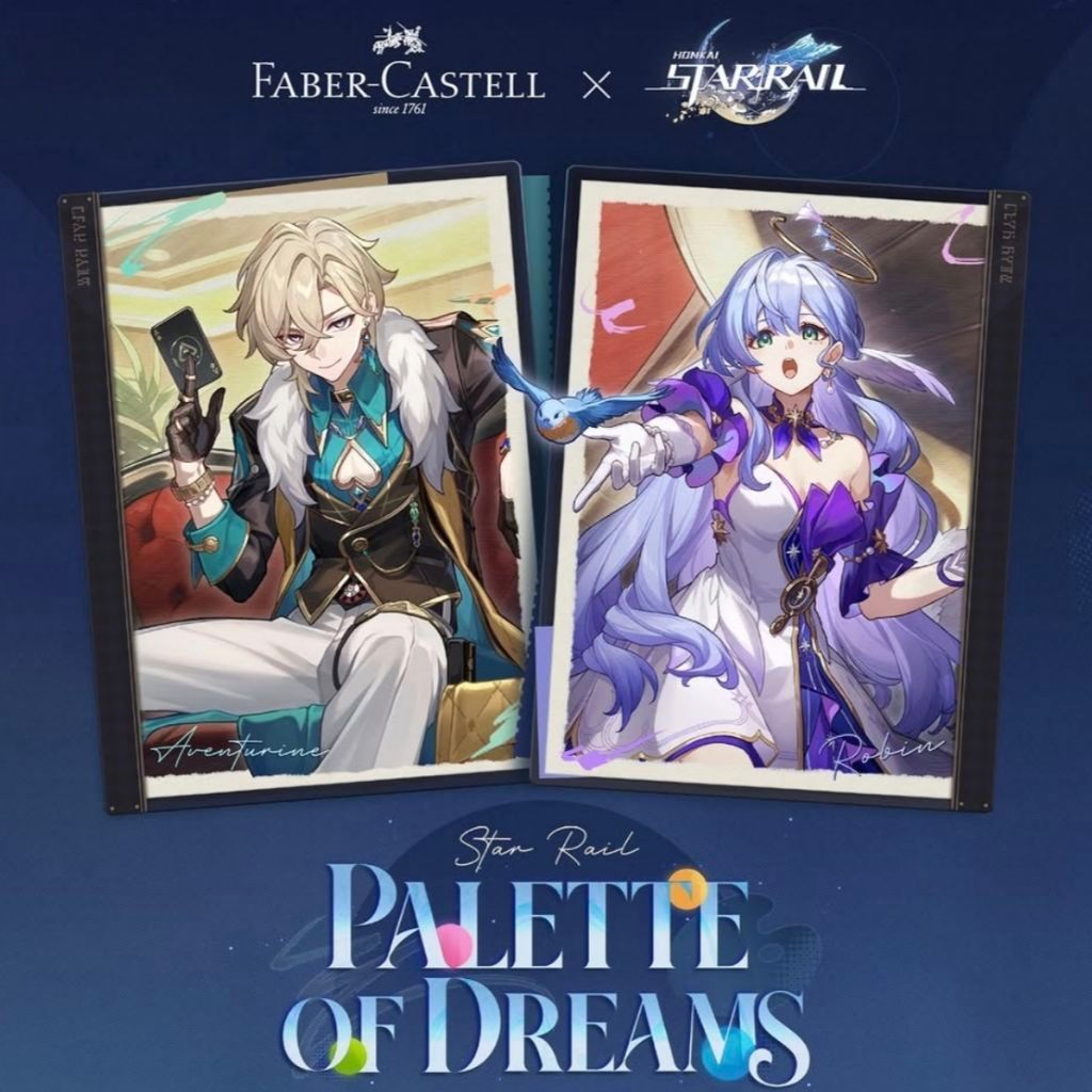 รางดาว Honkai HSR x Faber Castell Pallete of Dream Merch