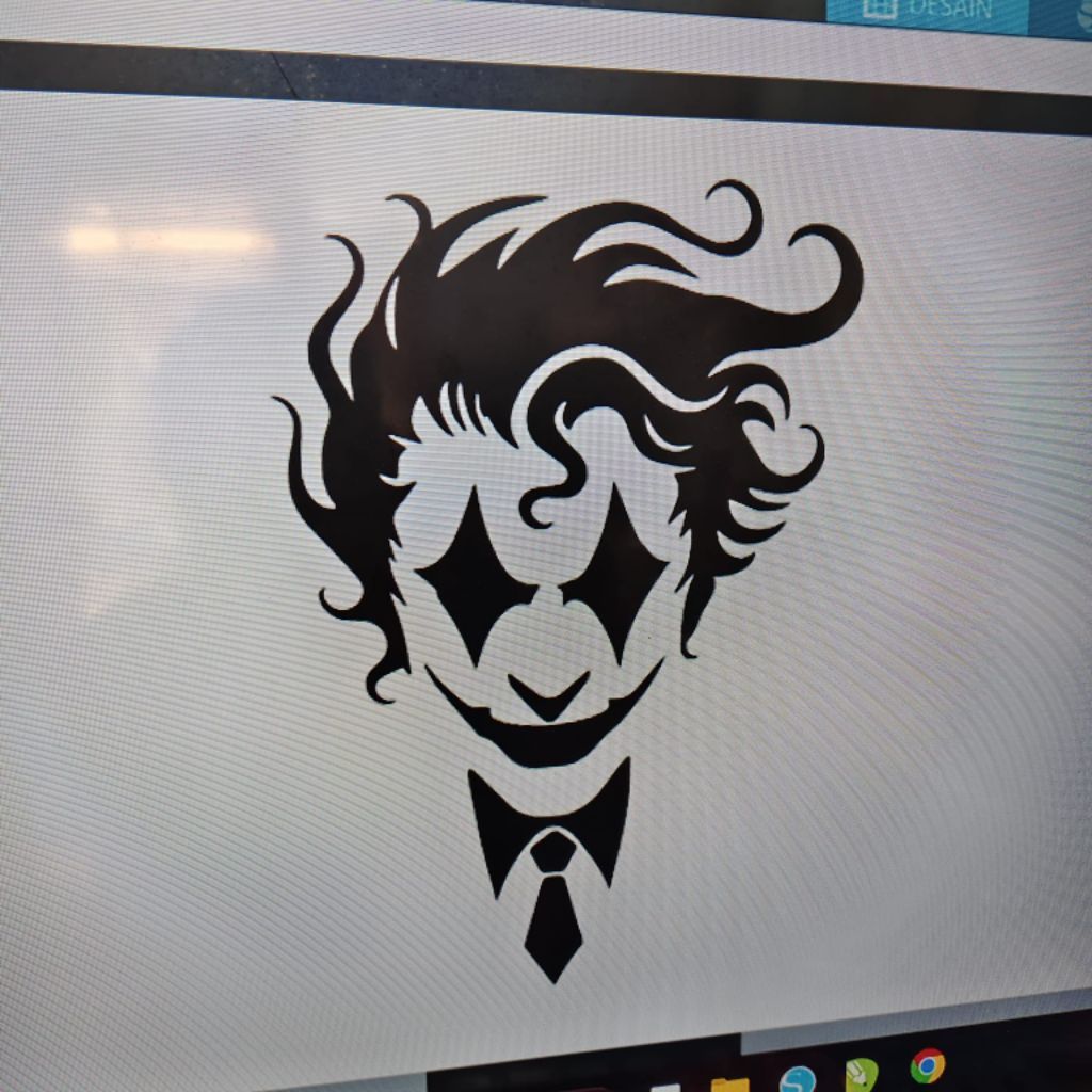 JOKER 5 สติ๊กเกอร์, สติ๊กเกอร์ตัดโลโก้ COOL CUSTOM