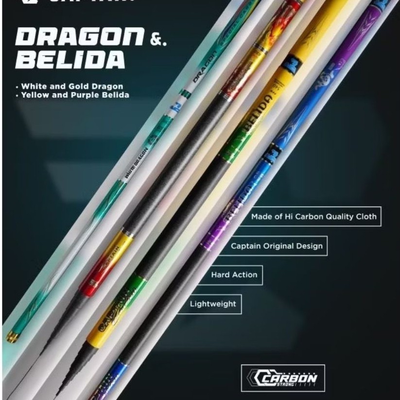 CAPTAIN BELIDA POLE/TEGEK ROD 360CM 450CM 540CM