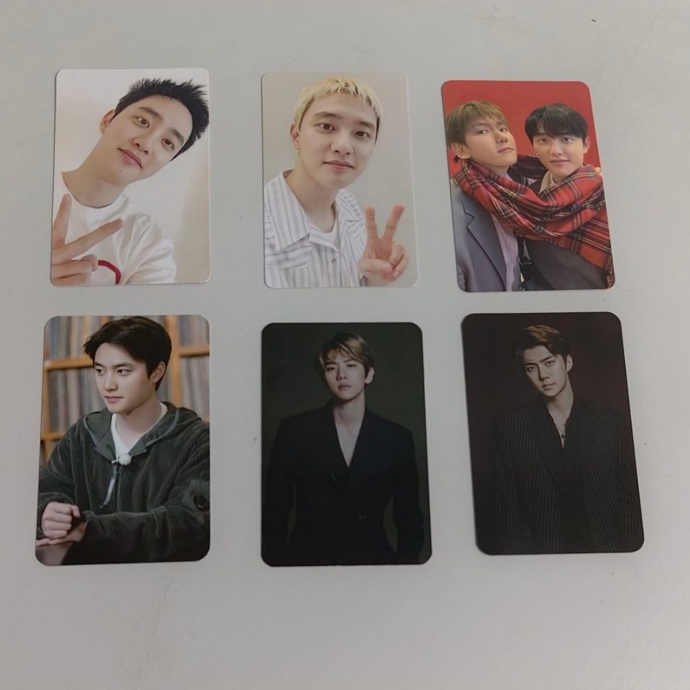 EXO PHOTOCARD KYUNGSOO BAEKHYUN SEHUN