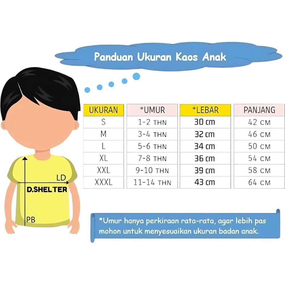 {D.Shelter} BOYS / GIRLS CLOTHES Super Hero Series 1-10 YEARS / D. ที่หลบภัย Aa-68