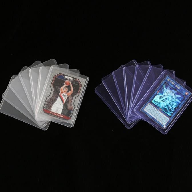 Viral 25 ชิ้นโปร่งใสการ์ด Protector Toploader / Pokemon Card Sleeve / Photocard Toploader / Pokemon 