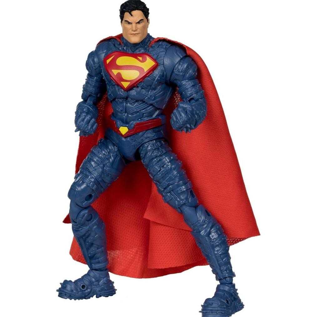 MCFARLANE ของเล่น DC DIRECT PAGE PUNCHERS SUPERMAN ACTIONFIGUR MIT SUPERMAN-COMIC, 17.8 ซม. ต้นฉบับ