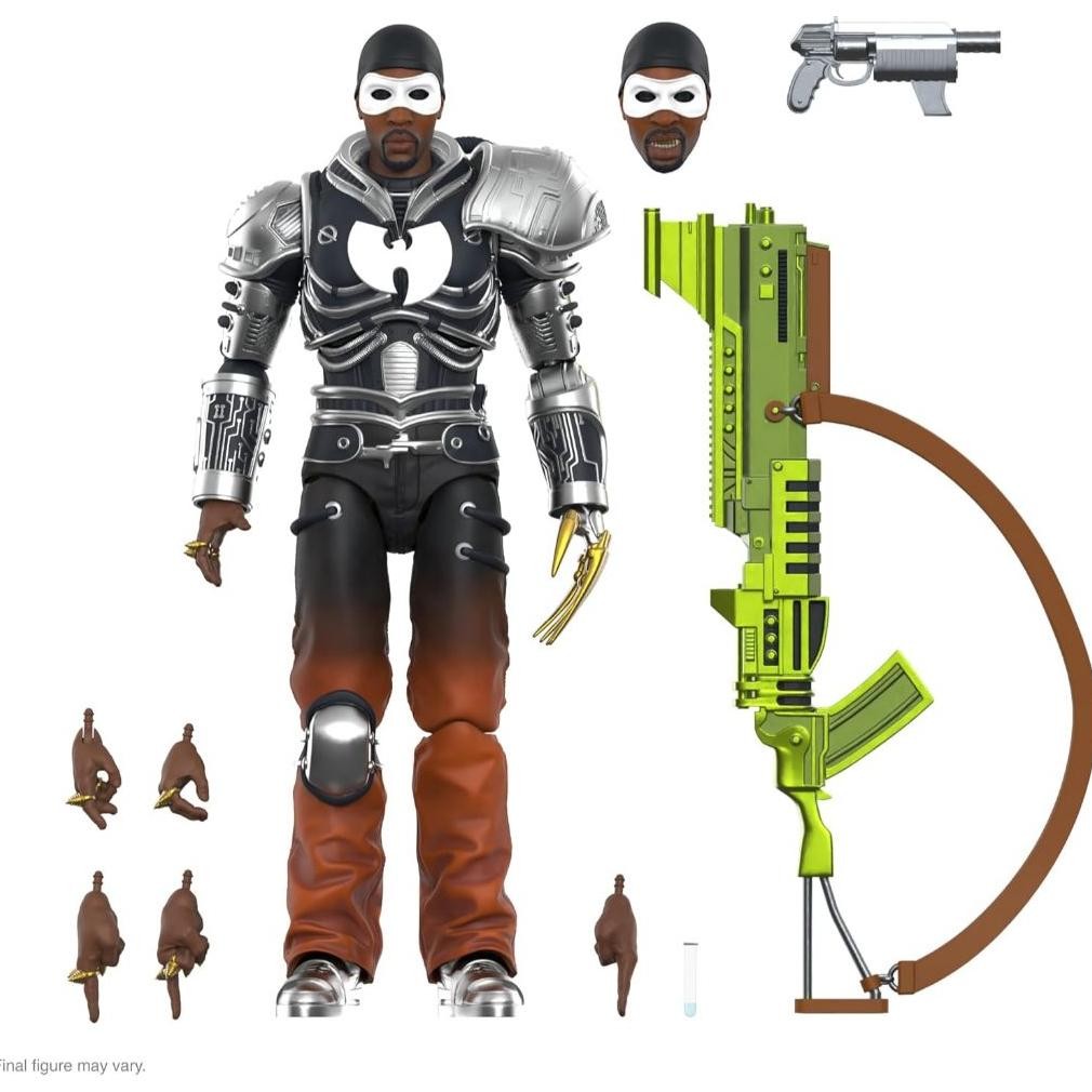 สุดยอดสุด7! RZA BOBBY DIGITAL 17.8 CM WHOLESALE RZA ACTIONFIGUR MIT ZUBHR, HIP-HOP-SAMMLERSTCKE